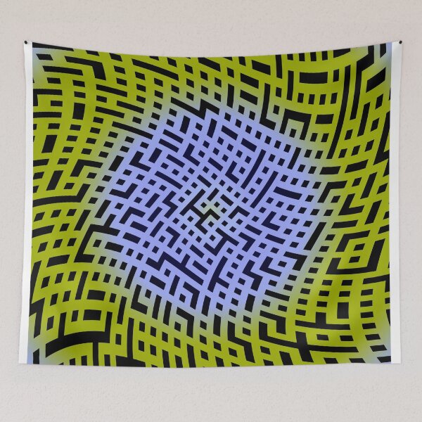 Item preview, Ramanujan Mathematics U Maze Geometric Pattern  designed and sold by Codingart9.
