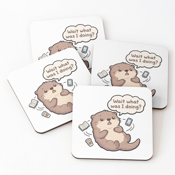 Item preview, Wait What Was I Doing Otter designed and sold by Visual Dept..