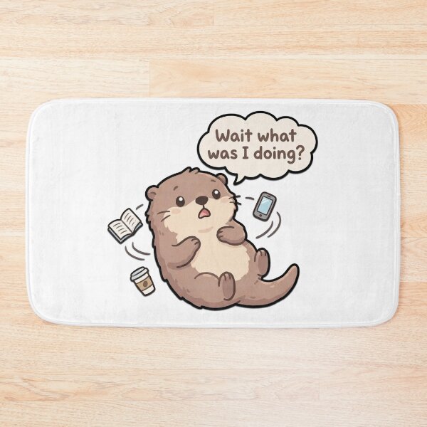 Item preview, Wait What Was I Doing Otter designed and sold by Visual Dept..