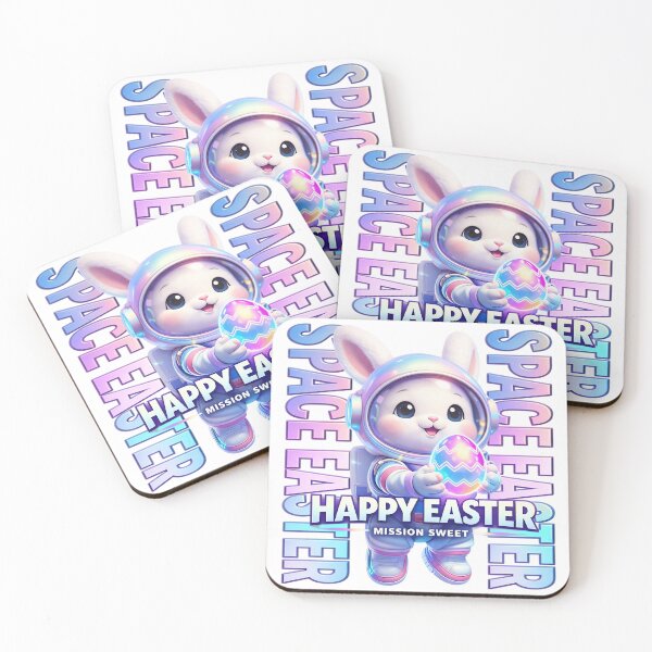 Item preview, Astronaut Bunny Mission Sweet Space Easter designed and sold by newvisionart191.