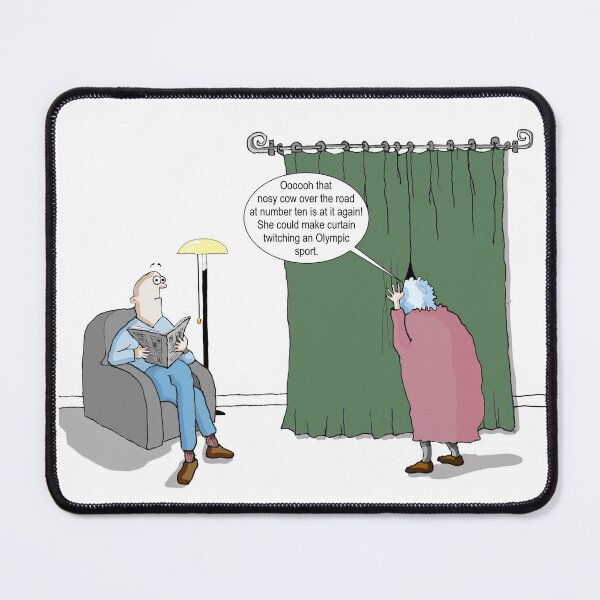 Item preview, Curtain Twitching designed and sold by davidgoble.