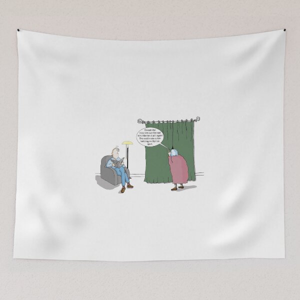 Item preview, Curtain Twitching designed and sold by davidgoble.
