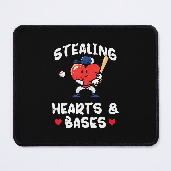 Item preview, STEALING HEARTS & BASES Cute Valentine Baseball Cartoon Love designed and sold by miaa-artistshop.