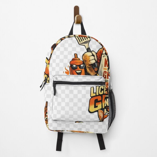 Item preview, Licensed to Grill – King of This Grill | Born to BBQ Funny BBQ Raccoon Apron designed and sold by zackcreative.