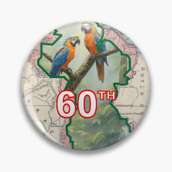 Item preview, Guyana Sixtieth Independence  Anniversary Cussbird T-shirt  designed and sold by ERBArtventure.