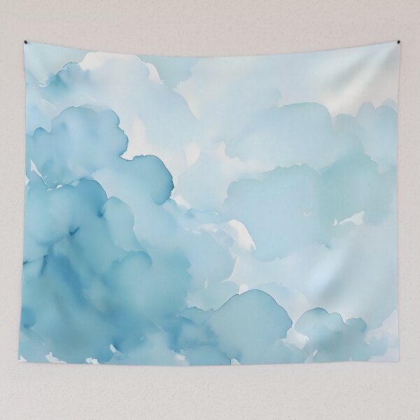 Item preview, Serenity in Blue Mist Layers designed and sold by VibeShift Studio.