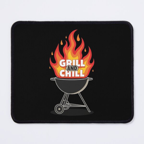 Item preview, Grill and Chill BBQ Funny Summer Barbecue T-Shirt designed and sold by dkza.