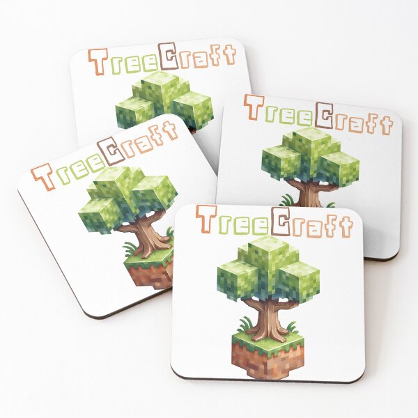 Item preview, TreeCraft Minecraft Tree - Cute Blocky Lego Style Art Print designed and sold by DesignArtist.ia.