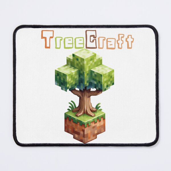 Item preview, TreeCraft Minecraft Tree - Cute Blocky Lego Style Art Print designed and sold by DesignArtist.ia.