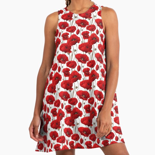 open lace back dress YXBDN Summer Red Polka Dot Dress Girl's Retro Mid-Length Woman Dress Robe  (Color : A, Size : M Code) : Amazon.co.uk: Fashion