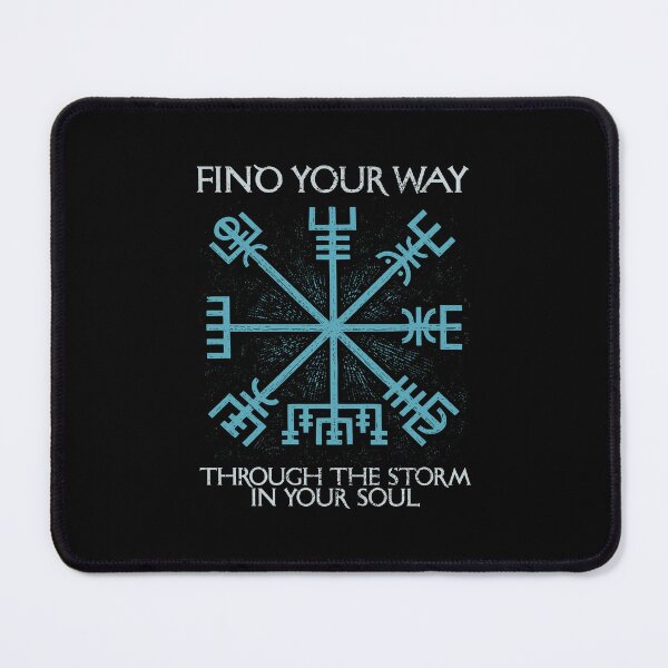 Item preview, Vegvísir Viking Icelandic Runic Compass designed and sold by MehMerchTees.