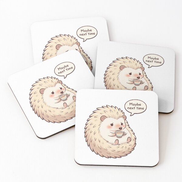 Item preview, Maybe Next Time Shy Hedgehog designed and sold by Visual Dept..