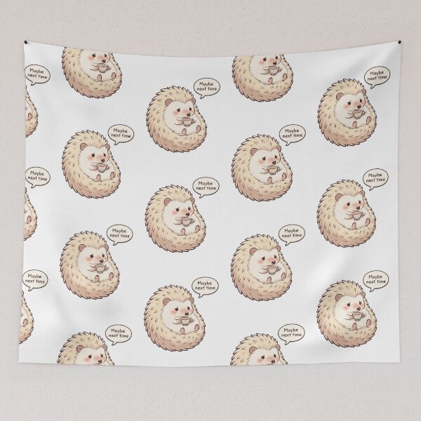 Item preview, Maybe Next Time Shy Hedgehog designed and sold by Visual Dept..