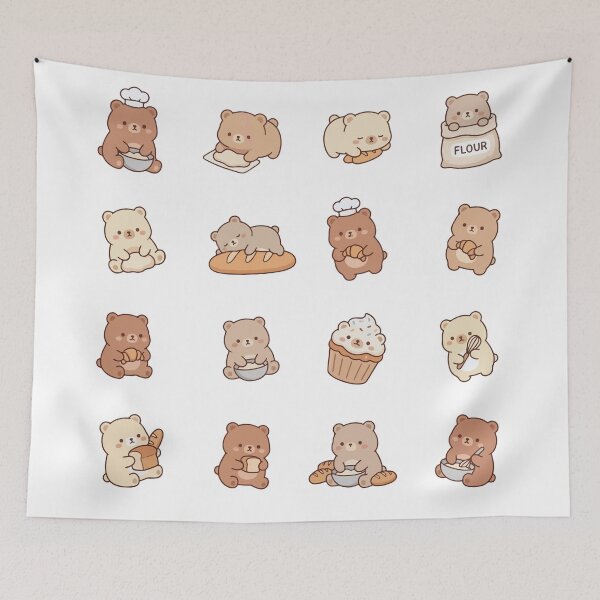 Item preview, Kawaii Baker Bear Collection - Cute Baking Bears designed and sold by AliveStyle.
