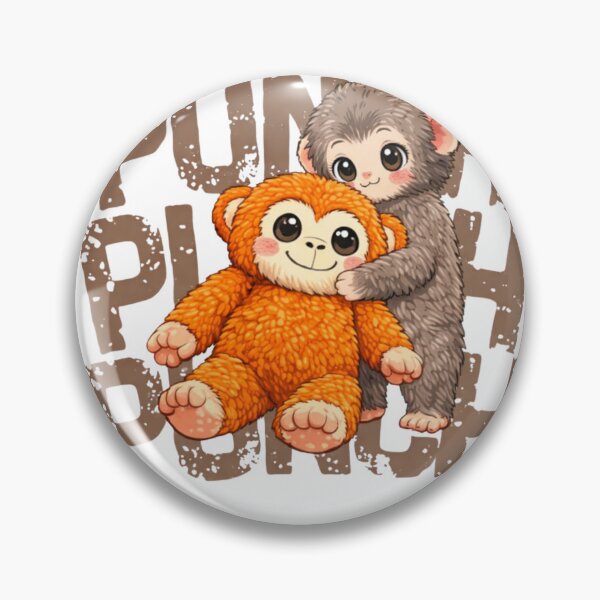 Item preview, Punch Punch Punch Cute Baby Monkey Playful Animals designed and sold by artcultreone.