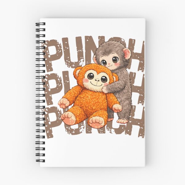 Item preview, Punch Punch Punch Cute Baby Monkey Playful Animals designed and sold by artcultreone.