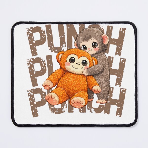 Item preview, Punch Punch Punch Cute Baby Monkey Playful Animals designed and sold by artcultreone.