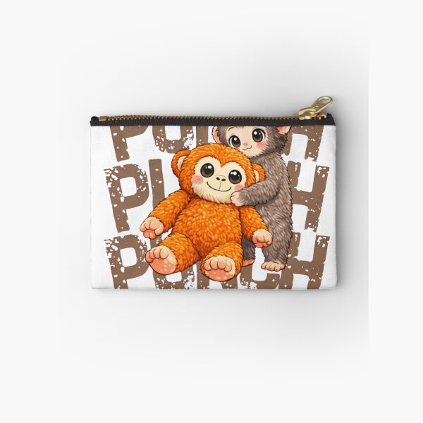 Item preview, Punch Punch Punch Cute Baby Monkey Playful Animals designed and sold by artcultreone.