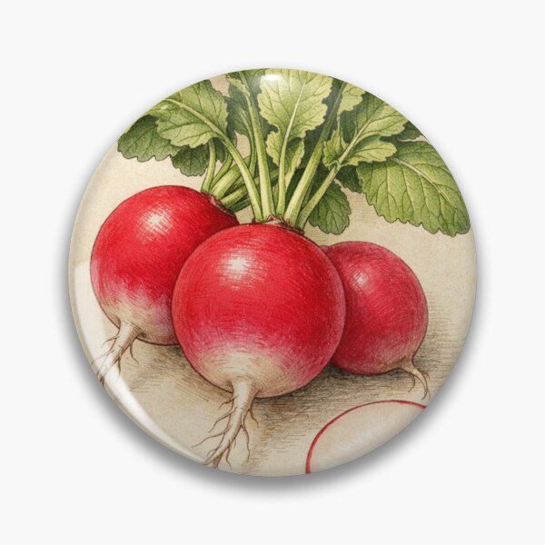 Item preview, Vintage Radish Botanical Print - Antique Vegetable Kitchen Wall Art designed and sold by Darlin8888.