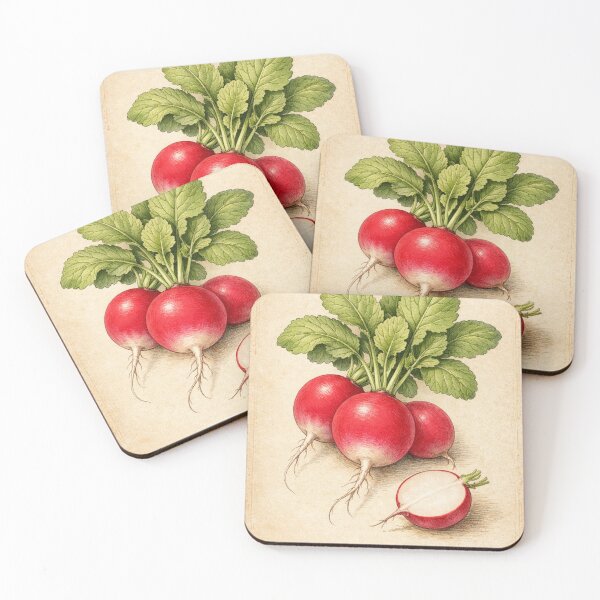 Item preview, Vintage Radish Botanical Print - Antique Vegetable Kitchen Wall Art designed and sold by Darlin8888.