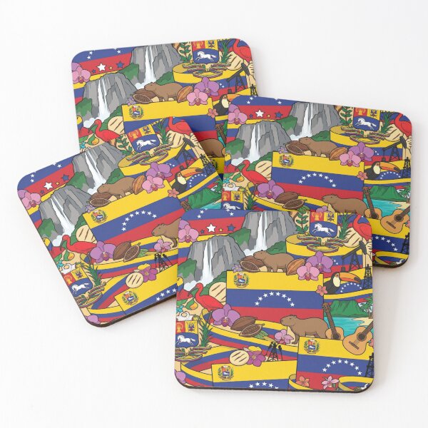 Item preview, Vibrant Venezuela Heritage National Pride Collage Art designed and sold by DGtaLrtcom.