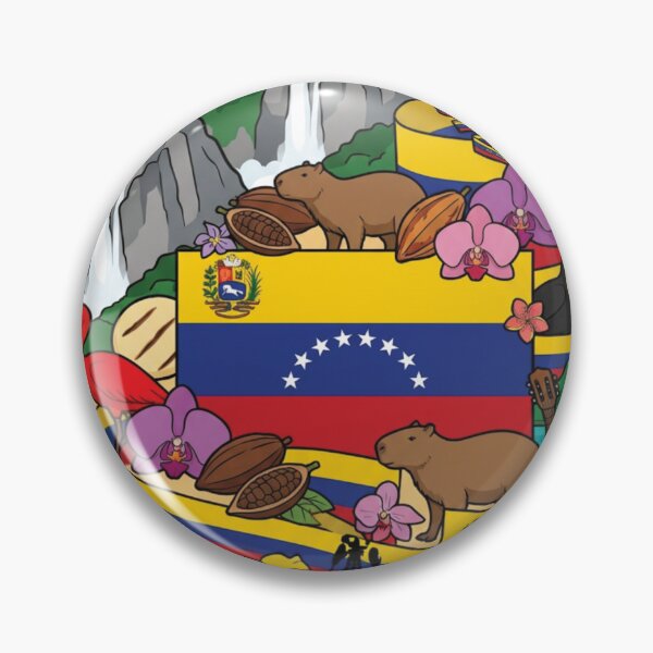 Item preview, Vibrant Venezuela Heritage National Pride Collage Art designed and sold by DGtaLrtcom.