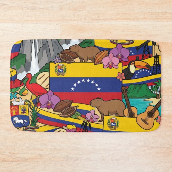 Item preview, Vibrant Venezuela Heritage National Pride Collage Art designed and sold by DGtaLrtcom.