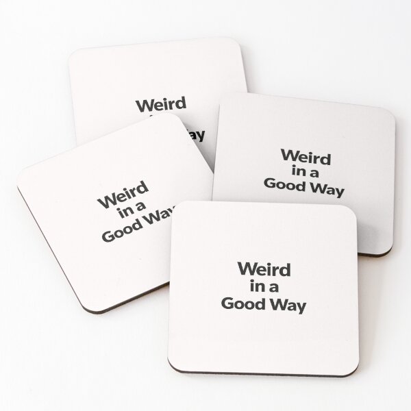 Item preview, Weird In A Good Way Black Font designed and sold by ThoughtsInTheOpen.