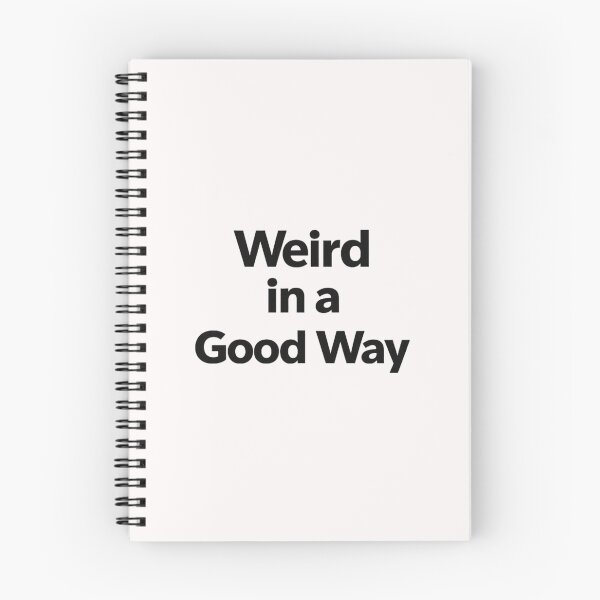 Item preview, Weird In A Good Way Black Font designed and sold by ThoughtsInTheOpen.