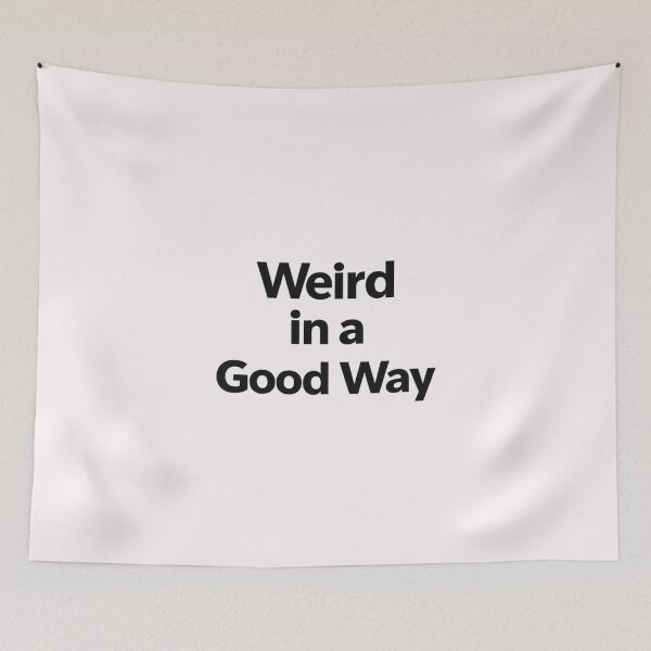 Item preview, Weird In A Good Way Black Font designed and sold by ThoughtsInTheOpen.