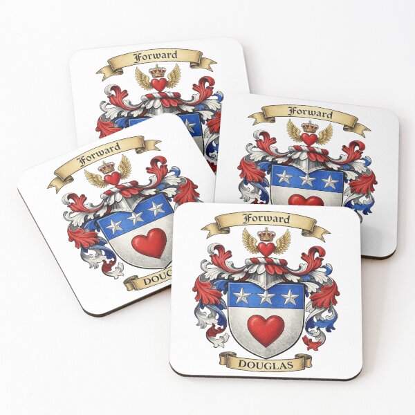 Item preview, The Douglas Family Coat of Arms designed and sold by BagTown Clans.