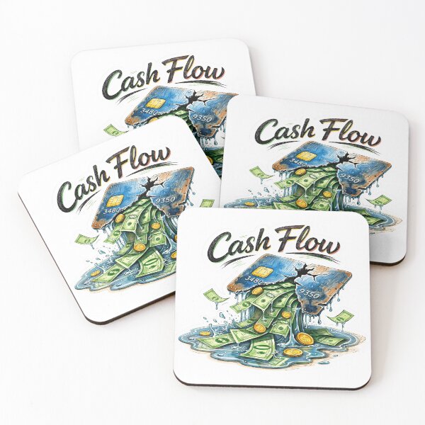Item preview, Cash Flow – Broken Card Sticker designed and sold by Felixuss.