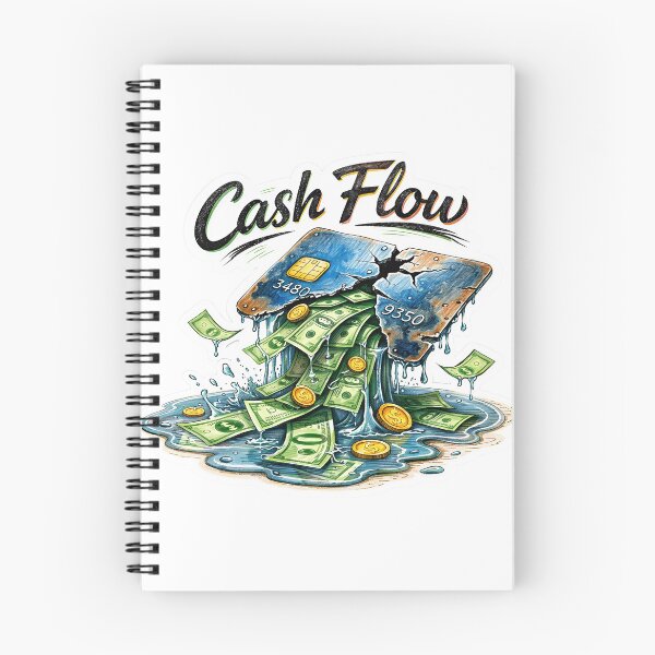 Item preview, Cash Flow – Broken Card Sticker designed and sold by Felixuss.