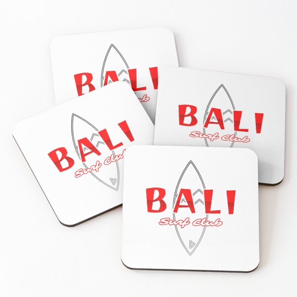 Item preview, Bali Surf Club Surfboard Graphic | Flag Colors Design designed and sold by Bold & Brewed.