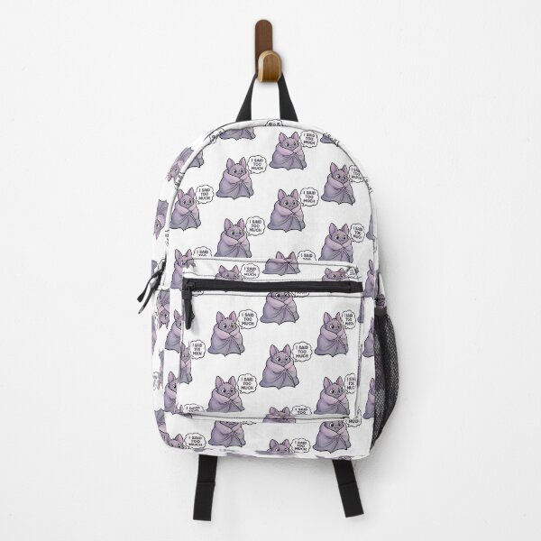 Item preview, I Said Too Much Anxious Bat designed and sold by Visual Dept..