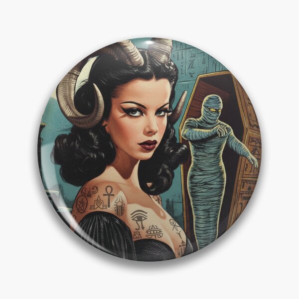 Item preview, Retro Devilish Woman designed and sold by PulpVintage.