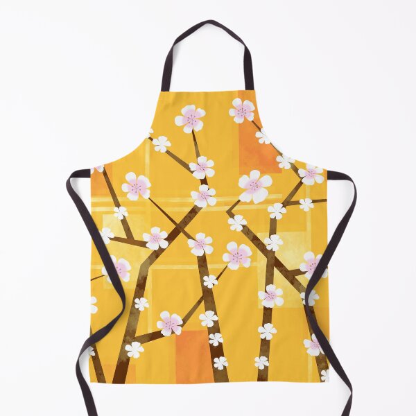 Item preview, Cherry Blossoms on Yellow Background designed and sold by Andrew Hitchen.