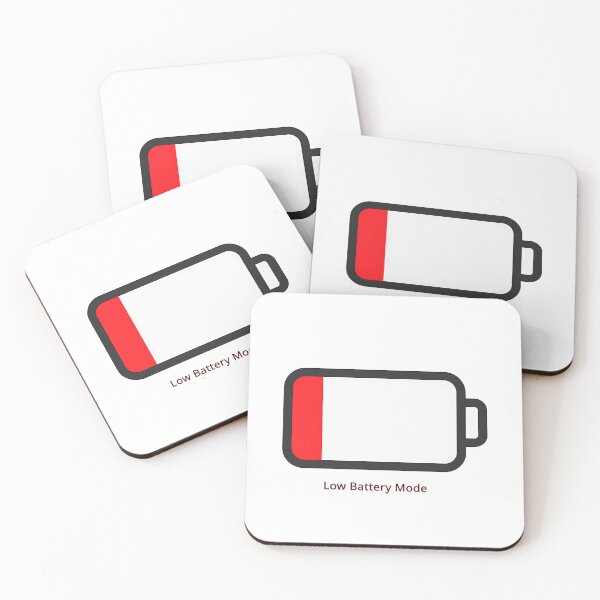 Item preview, Low Battery Mood Relatable Minimalist Icon Gift designed and sold by eikulabs.