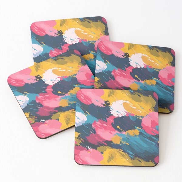 Item preview, Bold Abstract Brush Stroke Pattern — Colorful Modern Paint Art designed and sold by HotFluff.
