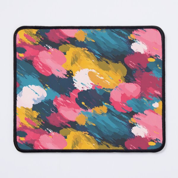 Item preview, Patrón de pinceladas abstractas y llamativas: arte de pintura moderna y colorida designed and sold by HotFluff.