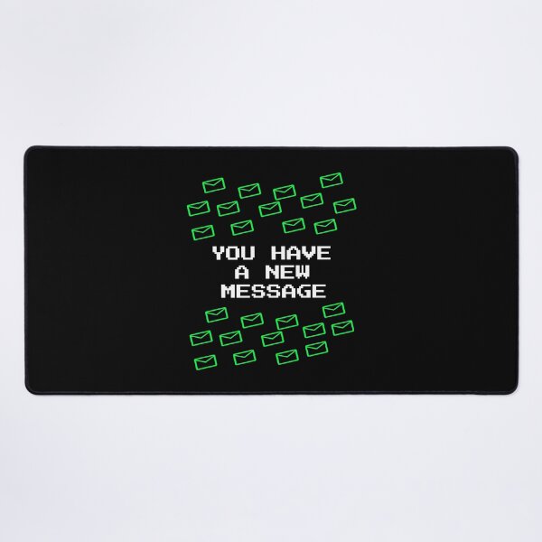 Item preview, You Have A New Message - Retro Terminal Tech Humor Pixel Art designed and sold by vividlukas.