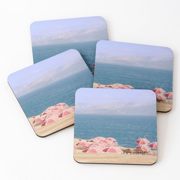 Item preview, Dead Sea, Israel. Beach Umbrellas. designed and sold by UltraQuirky.
