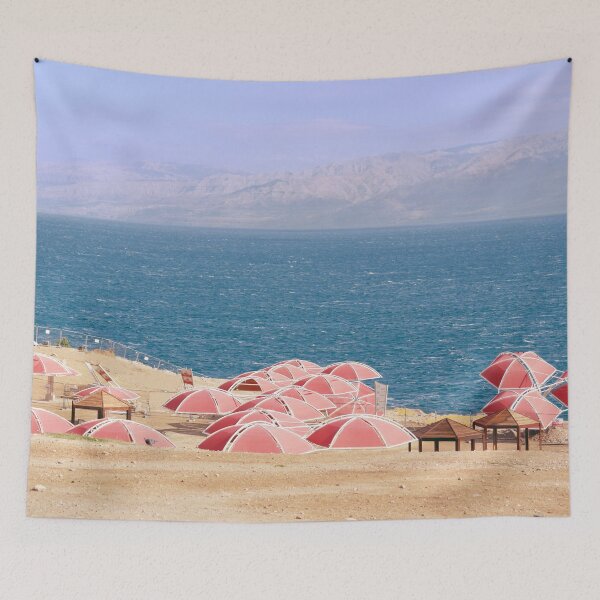 Item preview, Dead Sea, Israel. Beach Umbrellas. designed and sold by UltraQuirky.