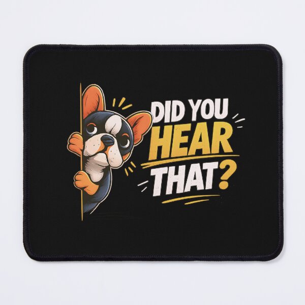 Item preview, Did You Hear That Funny French Bulldog Peeking Meme Design designed and sold by AdicretorDesign.