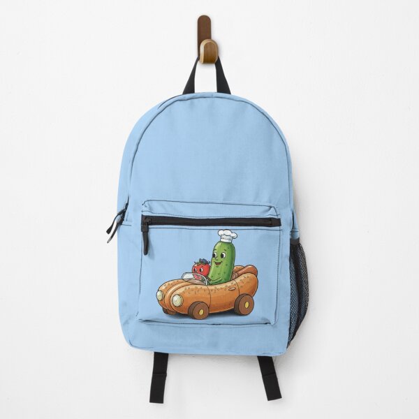 Item preview, Whimsical Food Ride – Pickle & Tomato Adventure designed and sold by Dogandesighn.