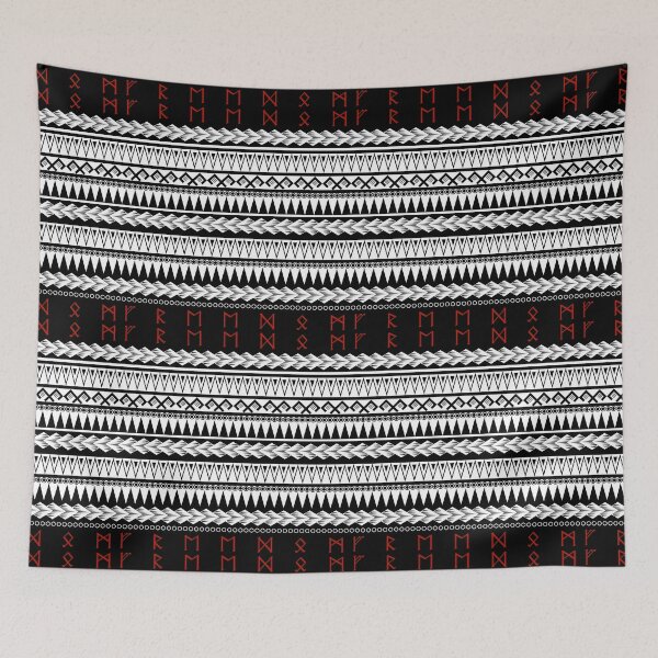Item preview, Ancient Nordic Runes - Sacred Warrior Pattern designed and sold by SatoMarket.