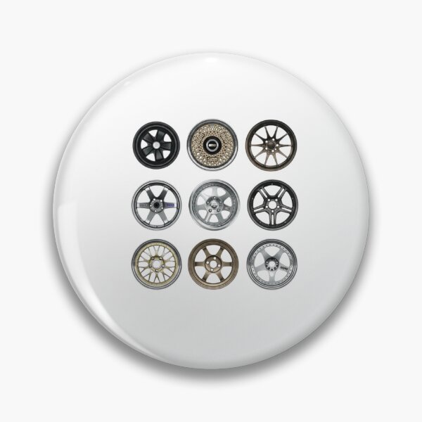 Item preview, JDM Wheel Collection Sticker Pack designed and sold by UrbanStickk.