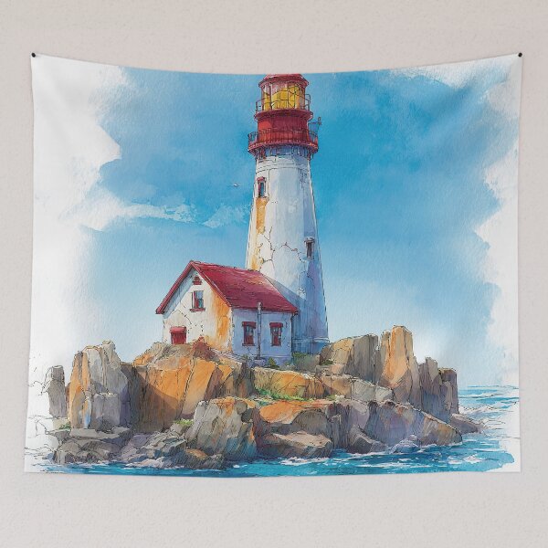 Item preview, Beacon’s Whisper on Storm Rock designed and sold by Venon28.