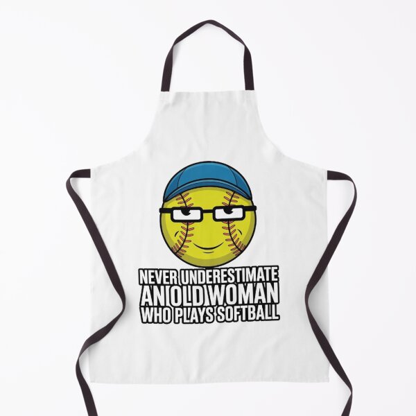 Item preview, Never Underestimate an Old Woman Who Plays Softball designed and sold by BHMARTS.