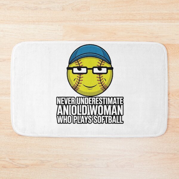 Item preview, Never Underestimate an Old Woman Who Plays Softball designed and sold by BHMARTS.